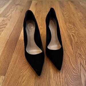 SCHUTZ, Lou Pump, Black Suede, Size 9